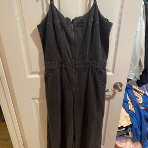 Levi's Charcoal Denim Jumpsuit